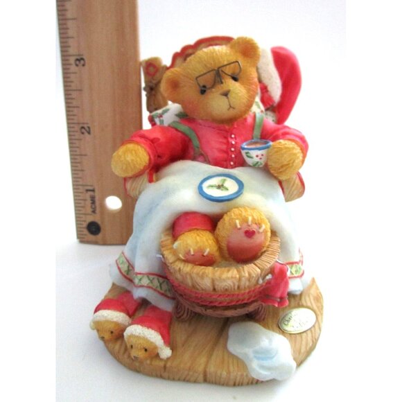 Cherished Teddies -Enesco 1998 Santa (#352713) "A Little Holiday R&R" LE Vintage - Picture 6 of 8